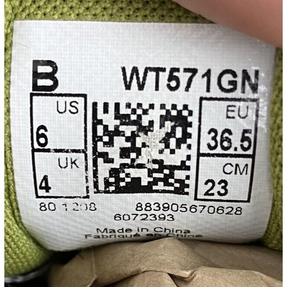 New Balance Womens 571 WT571BR Brown Casual Shoes Sneakers Size 6 B - Picture 7 of 7